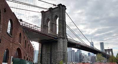 View of Brooklyn Bridge from Brooklyn Bridge Park