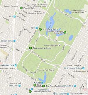 Map of Central Park