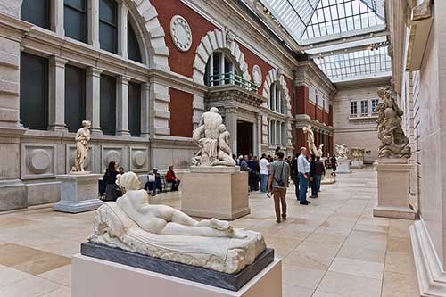 European Sculpture Court at the Met
