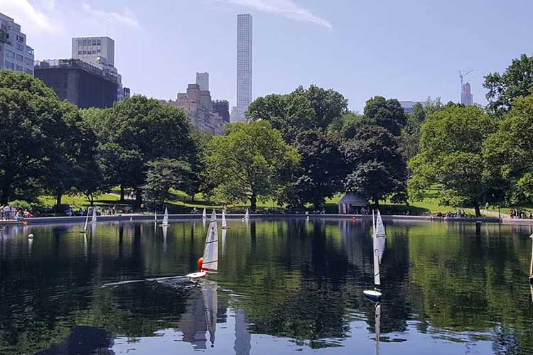 Sailboat Pond in Central Park